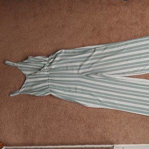 light green jumpsuit